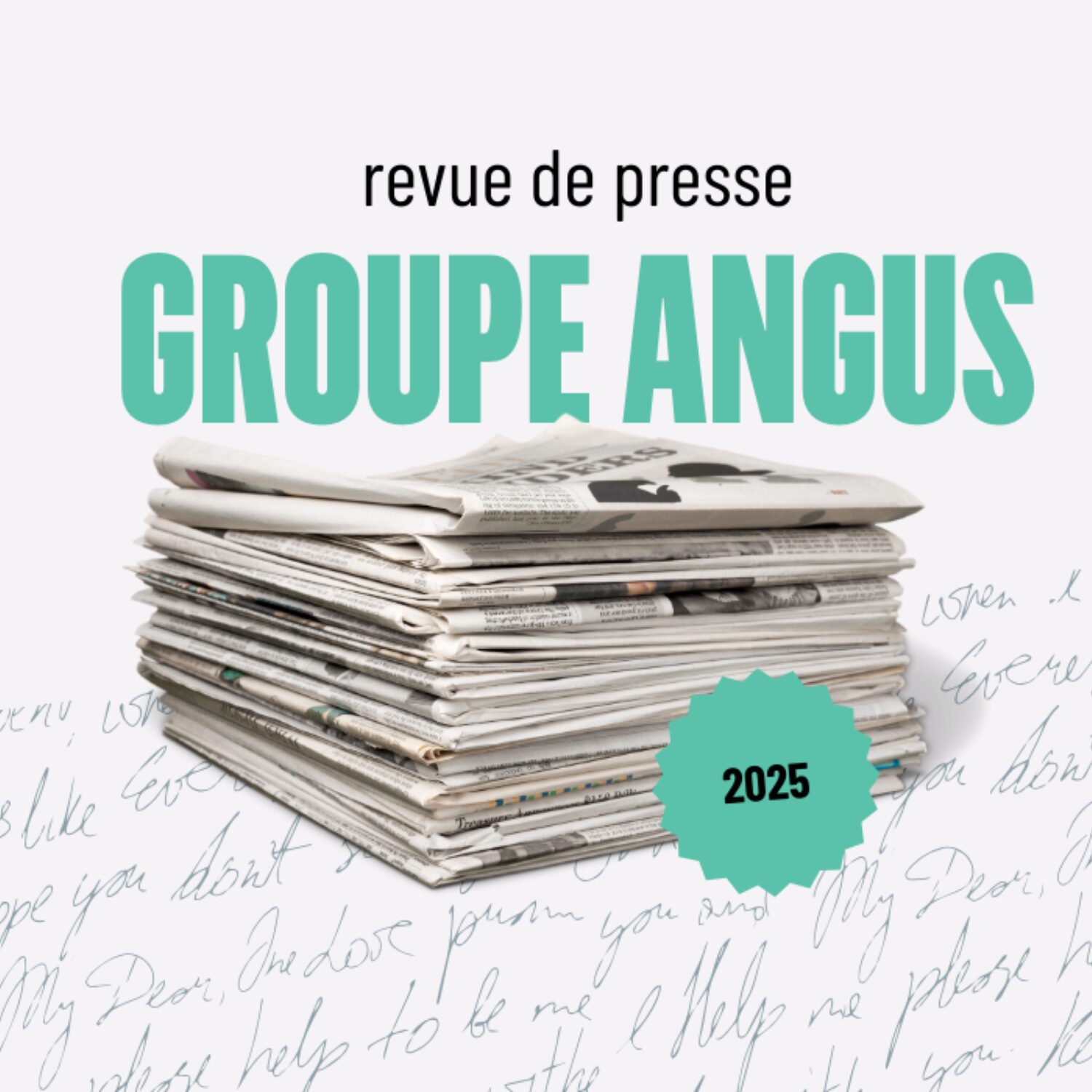 REVUE DE PRESSE 2025 : Une année bien remplie pour le Groupe Angus!